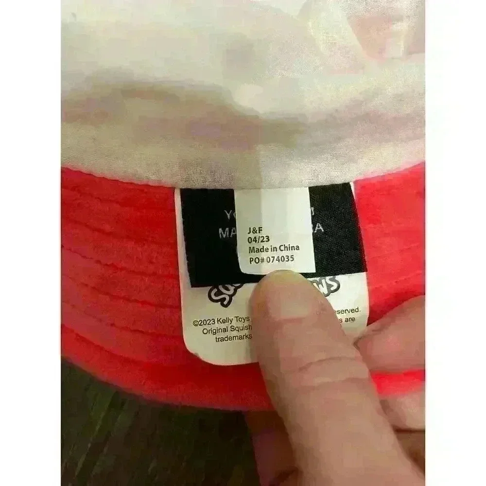 Squishmallows Women's Fifi the Fox Pink Velour Soft Bucket Hat